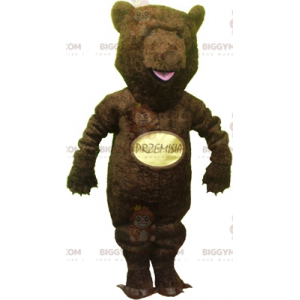 Brun björn BIGGYMONKEY™ maskotdräkt. Grizzly Bear BIGGYMONKEY™
