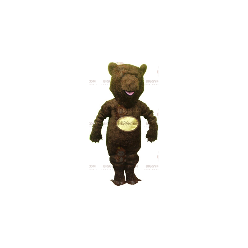 Bruine beer BIGGYMONKEY™ mascottekostuum. Grizzly Bear