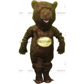 Costume da mascotte dell'orso bruno BIGGYMONKEY™. Costume da