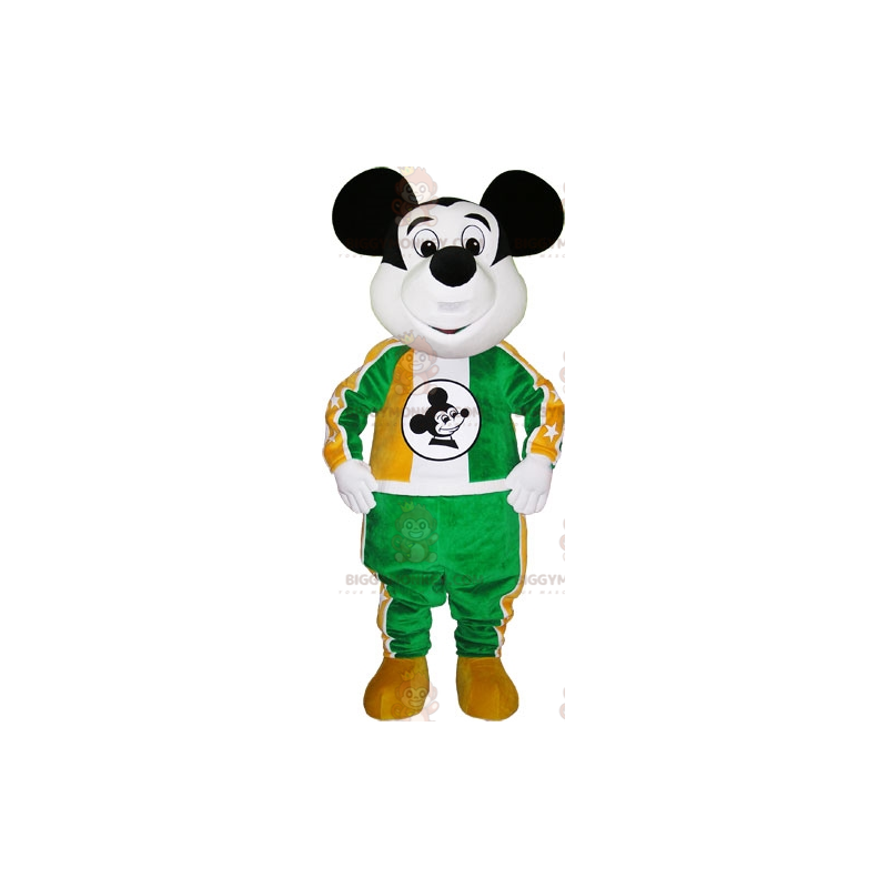 Mickey Mouse BIGGYMONKEY™ mascot costume. Black and White Mouse