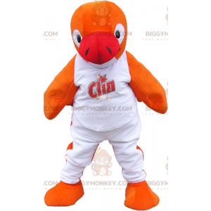 Costume da mascotte pesce arancione BIGGYMONKEY™. BIGGYMONKEY™