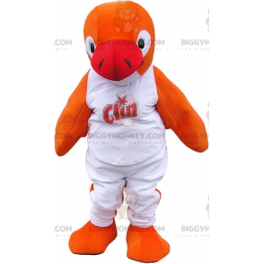 Costume de mascotte BIGGYMONKEY™ de poisson orange. Costume de