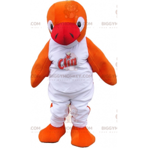 Disfraz de mascota Orange Fish BIGGYMONKEY™. Disfraz de mascota