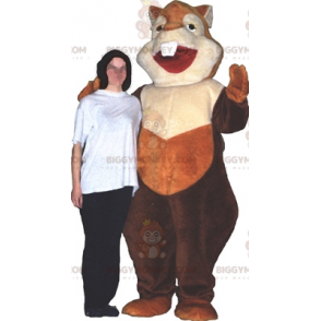 Costume de mascotte BIGGYMONKEY™ de hamster d'écureuil de