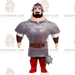 Disfraz de mascota BIGGYMONKEY™ de caballero muy musculoso con