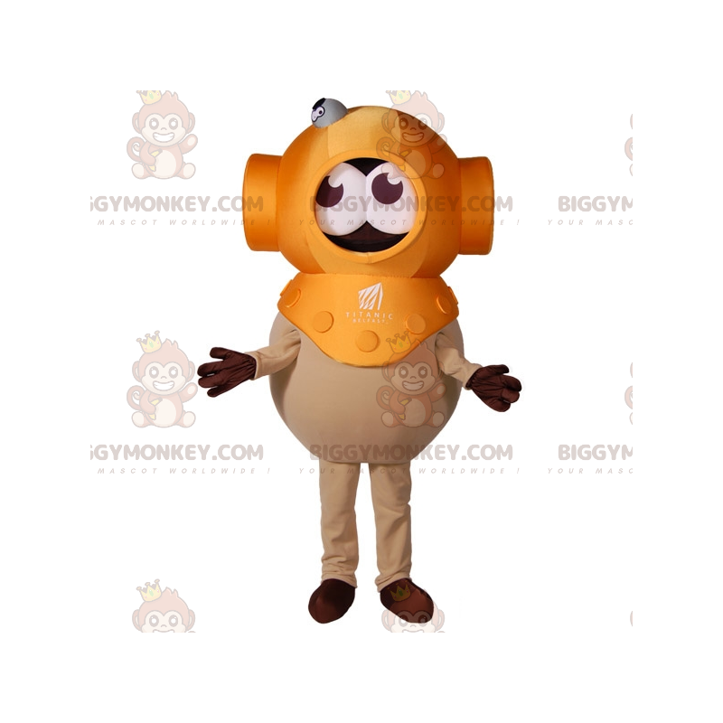 Traje de mascote de mergulhador BIGGYMONKEY™. Traje de mascote