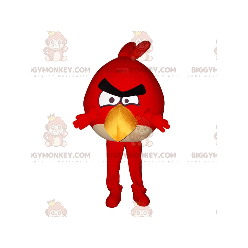 BIGGYMONKEY™ maskotdräkt av den berömda röda fågeln från