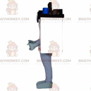 Colorful Smiling Giant Car Battery BIGGYMONKEY™ Mascot Costume