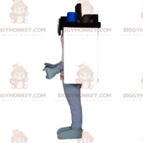 Costume de mascotte BIGGYMONKEY™ de batterie de voiture géante