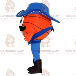 Basketball BIGGYMONKEY™ Mascot Costume Dressed As A Cowboy –