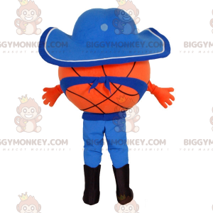 Basket BIGGYMONKEY™ maskotdräkt klädd som en cowboy -