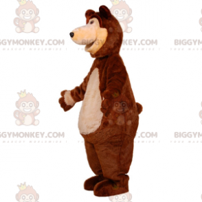 BIGGYMONKEY™ Riesenbär-Teddybär-Maskottchen-Kostüm in Braun und