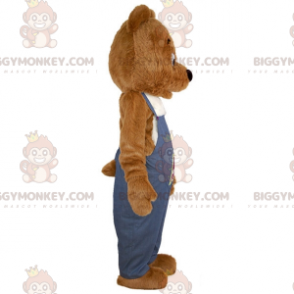 Costume de mascotte BIGGYMONKEY™ d'ours brun géant doux et