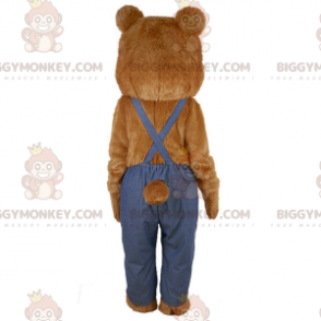 Costume de mascotte BIGGYMONKEY™ d'ours brun géant doux et