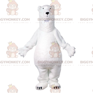 Fato de mascote de urso polar BIGGYMONKEY™ muito realista.