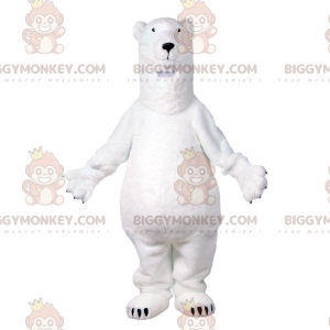 Mycket realistisk isbjörn BIGGYMONKEY™ maskotdräkt. Isbjörn