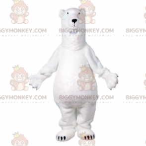 Disfraz de mascota de oso polar BIGGYMONKEY™ muy realista.