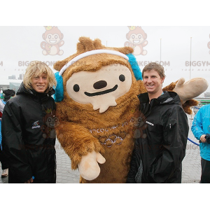 Quatchi Brown Yeti BIGGYMONKEY™ mascottekostuum Vancouver