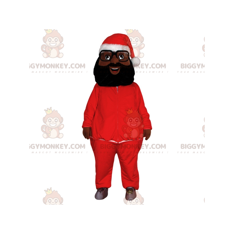 BIGGYMONKEY™ Costume da mascotte Tan uomo vestito da Babbo