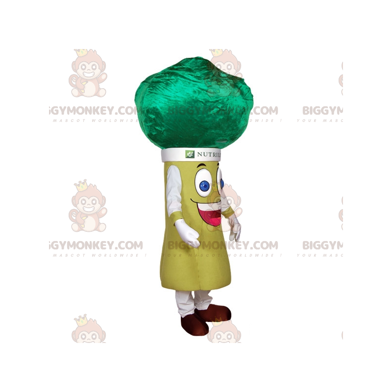 Costume de mascotte BIGGYMONKEY™ de légume vert de poireau de