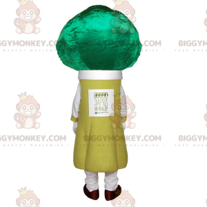 Kostým maskota BIGGYMONKEY™ s brokolicí a pórkem se zelenou