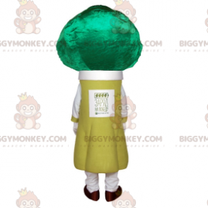 Costume de mascotte BIGGYMONKEY™ de légume vert de poireau de