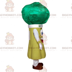 Costume da mascotte BIGGYMONKEY™ verdura verde porro broccoli -
