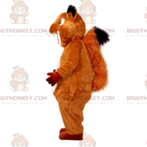 Costume de mascotte BIGGYMONKEY™ d'écureuil marron et blanc