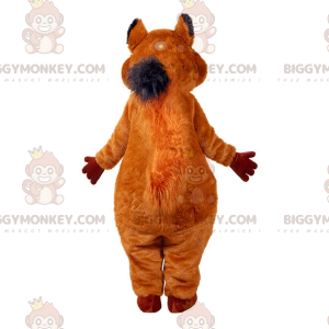 Costume de mascotte BIGGYMONKEY™ d'écureuil marron et blanc