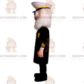 Costume da mascotte Capitan BIGGYMONKEY™ con uniforme e barba