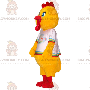 Disfraz de mascota Gallina Gigante BIGGYMONKEY™. Disfraz de