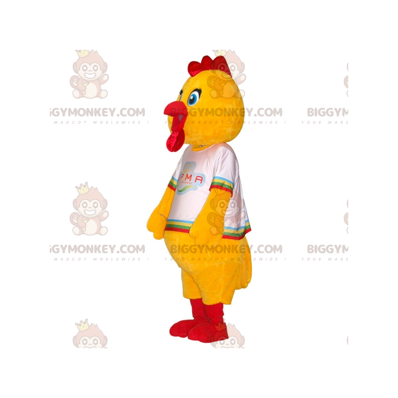 Costume da mascotte per gallina gigante BIGGYMONKEY™. Costume