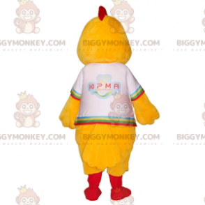 Costume de mascotte BIGGYMONKEY™ de poule géante. Costume de