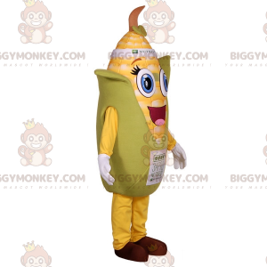 BIGGYMONKEY™ Costume da mascotte Pannocchia di mais gigante con