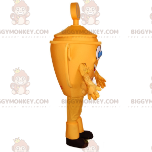 BIGGYMONKEY™ costume da mascotte del trofeo giallo con occhi