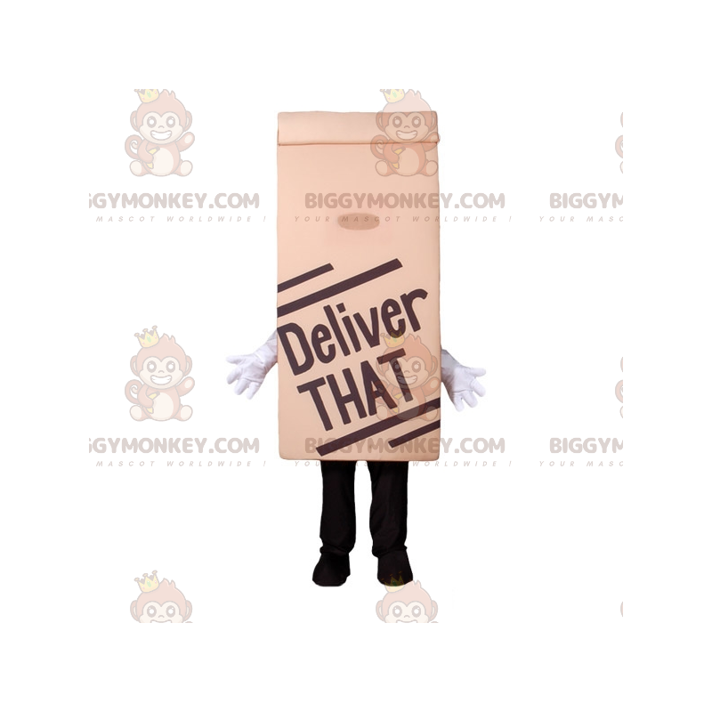 Disfraz de mascota de bolsa de papel BIGGYMONKEY™. Disfraz de