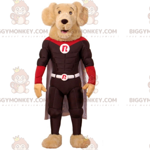 Costume de mascotte BIGGYMONKEY™ de chien très musclé en tenue