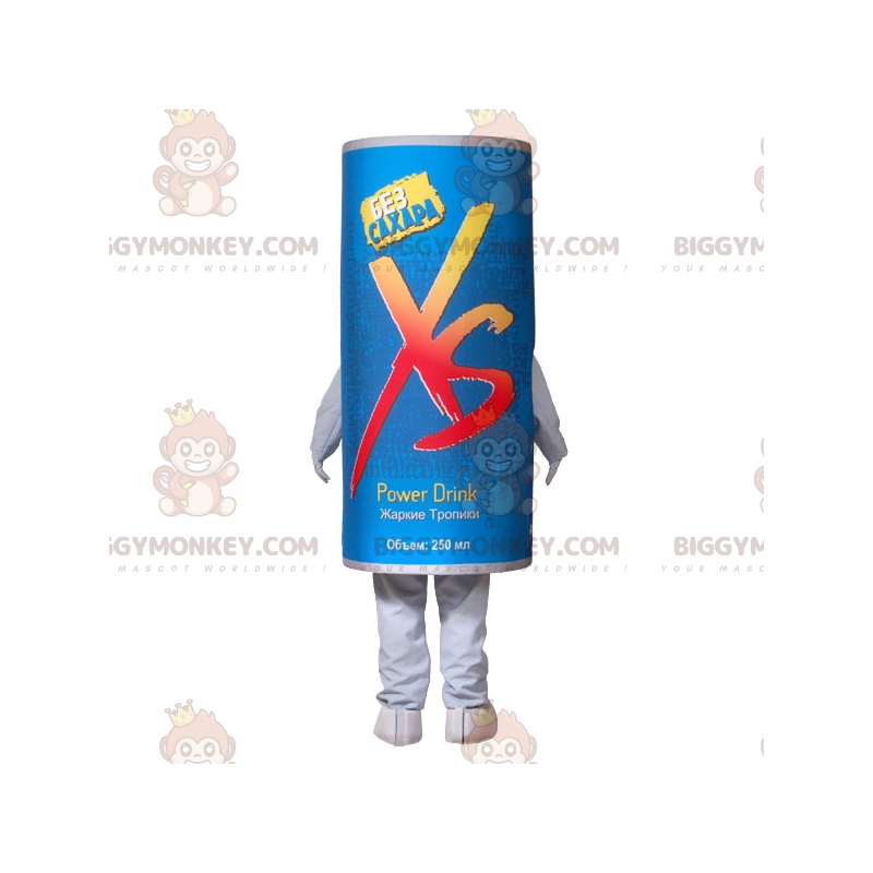 Jumbo Can BIGGYMONKEY™ Mascot Costume. Drink BIGGYMONKEY™