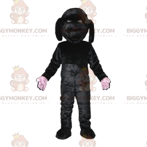 Blødt og sødt sort hunde BIGGYMONKEY™ maskotkostume.