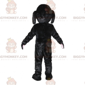 Disfraz de mascota BIGGYMONKEY™ de perro negro tierno y tierno.