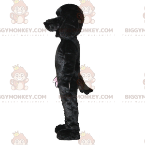 Costume de mascotte BIGGYMONKEY™ de chien noir doux et mignon.
