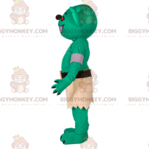 Costume de mascotte BIGGYMONKEY™ d'extra-terrestre vert d'alien