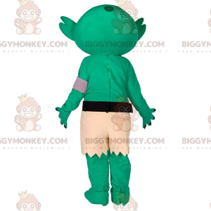 Costume de mascotte BIGGYMONKEY™ d'extra-terrestre vert d'alien