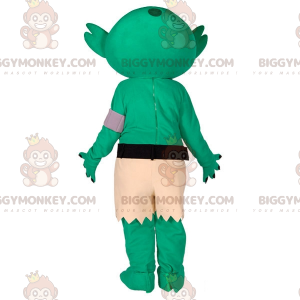 Monster Alien Green Alien BIGGYMONKEY™ Mascot Costume –