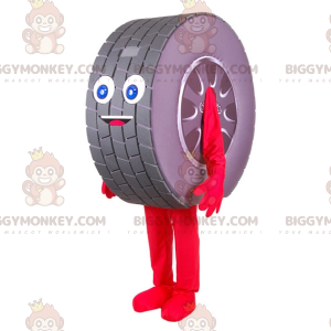 Costume da mascotte Super Smiling Giant Tire BIGGYMONKEY™.