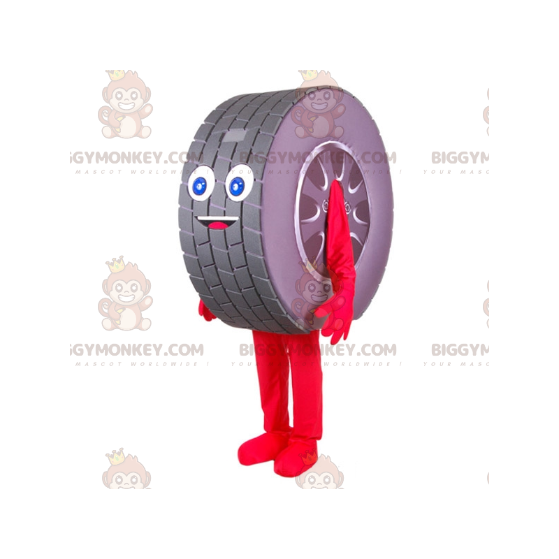 Kostým maskota Super Smiling Giant Tire BIGGYMONKEY™. Kostým