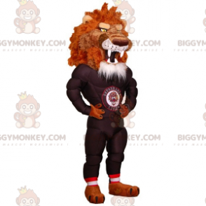 BIGGYMONKEY™ Costume da mascotte Leone intimidatorio molto