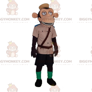 Fantasia de mascote de macaco BIGGYMONKEY™ com roupa de