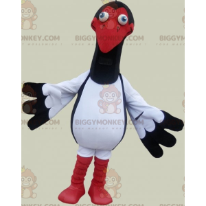 Big Bird BIGGYMONKEY™ maskottiasu. Stork Strutsi BIGGYMONKEY™