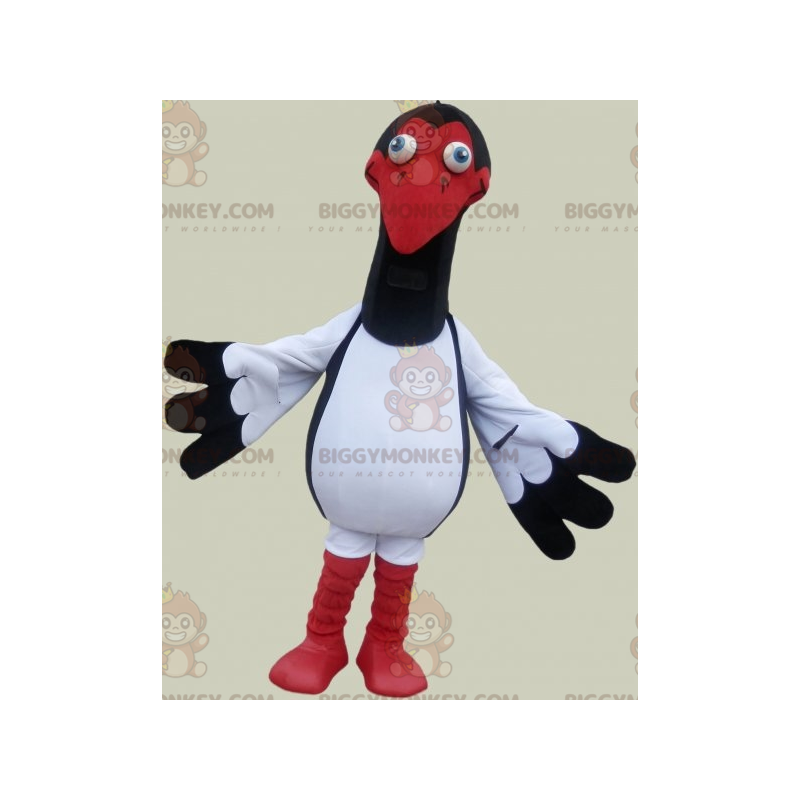 Disfraz de mascota Big Bird BIGGYMONKEY™. Disfraz de mascota